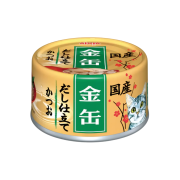 Aixia Canned Kin-Can Dashi Jitate Skipjack Tuna w/Skipjack Sauce 70g x24 Aixia Canned Kin-Can Dashi Jitate Skipjack Tuna w/Skipjack Sauce 70g x24